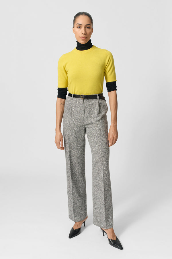 lovechild 1979 Lucas Pants - Black and White Herringbone