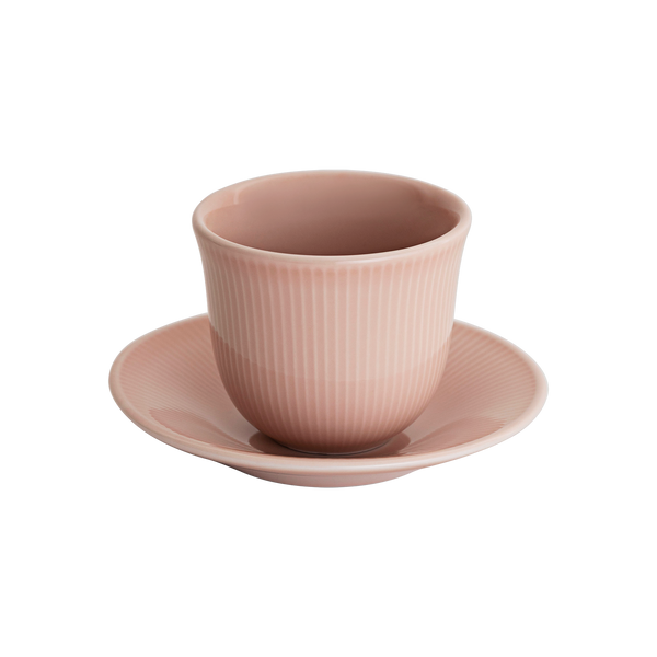 loveramics 150ml Embossed Tasting Cup and 13cm Embossed Plate