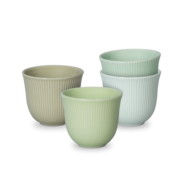 loveramics Set of 4 Embossed Tasting Cup (Moonbeam)