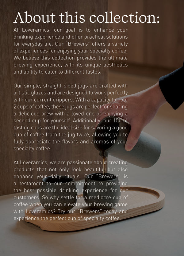 Loveramics Specialty Jug + 2 X Nutty Tasting Cups