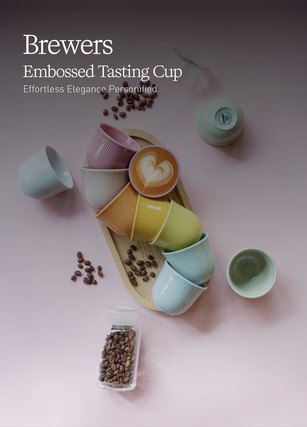 Loveramics Set Of 4 Embossed Tasting Cup (Mauve Morn)