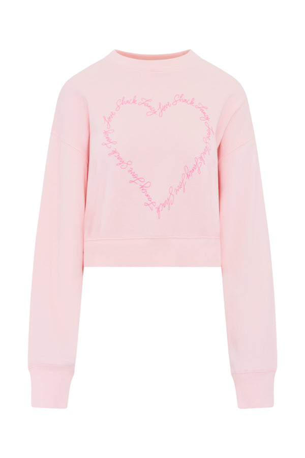 Loveshackfancy Aneria LoveShackFancy Heart Pullover