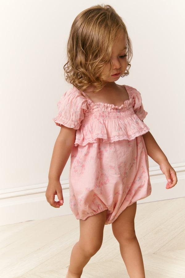 loveshackfancy Baby Carlita Luna Rosa Fleur Pinafore