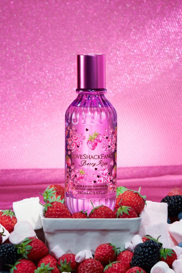 Loveshackfancy Berry Kiss Full Size & Mini Hair & Body Perfume Mist Bundle