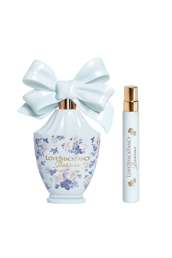 loveshackfancy Bohème Full Size & Travel Spray Perfume Bundle