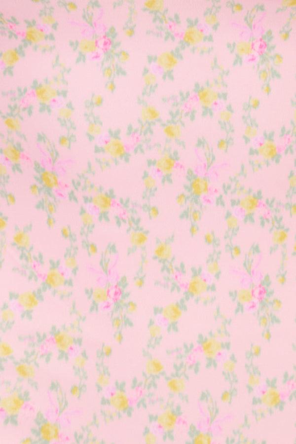 Loveshackfancy Brooksie Pink & Yellow Floral One-Piece Swimsuit