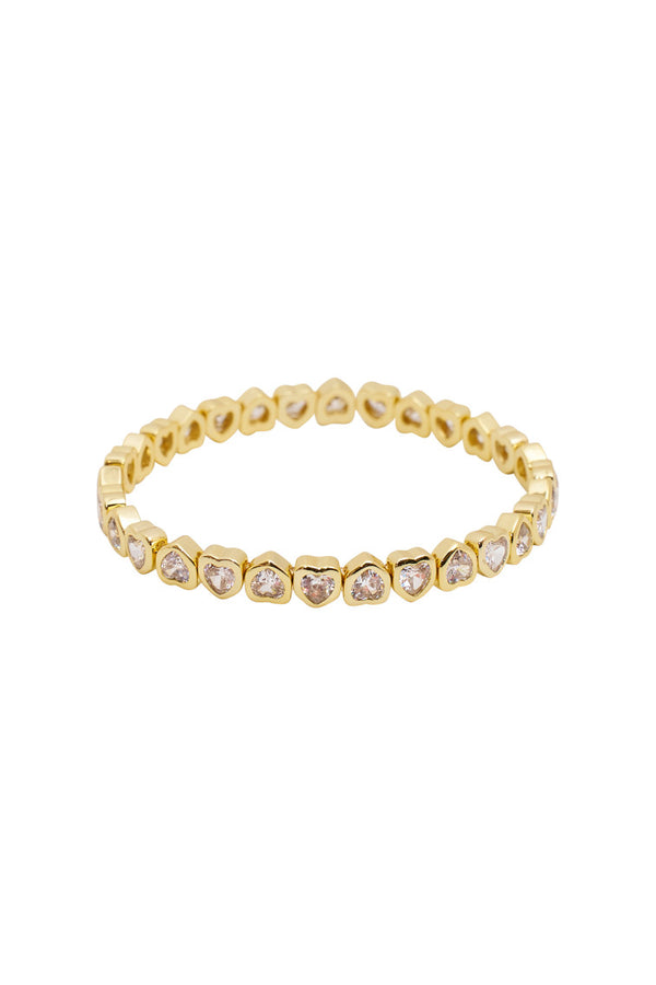 loveshackfancy Erin Wachs Small Heart Stretch Bracelet