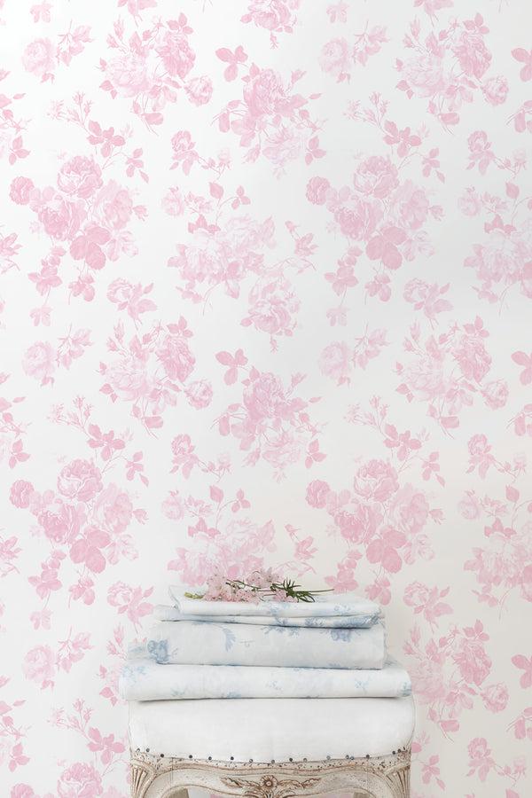 loveshackfancy Everblooming Rosettes Standard Wallpaper
