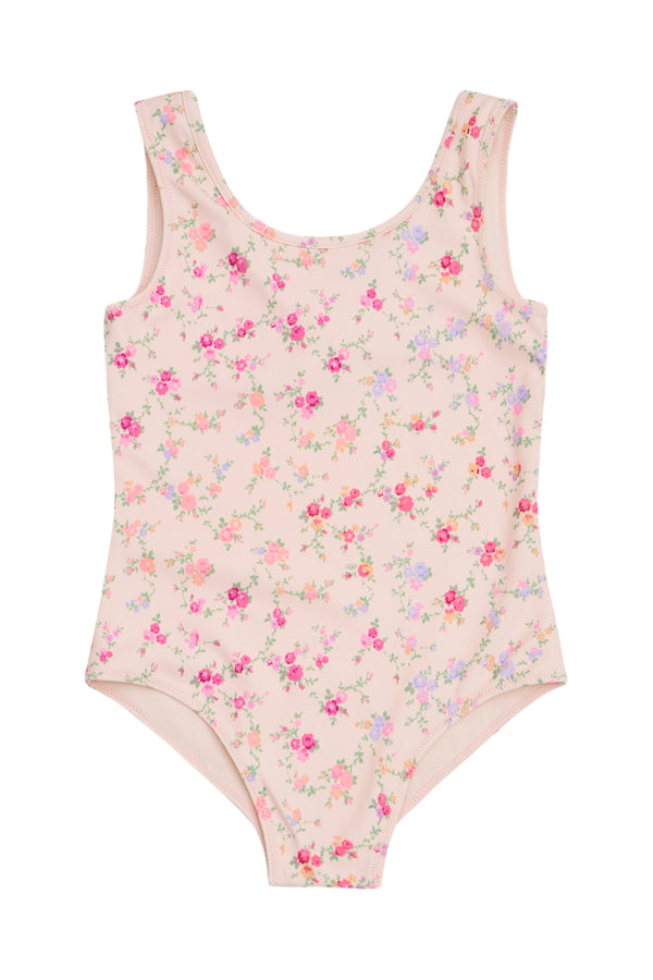 loveshackfancy Girls Aldora Floral One-Piece Swimsuit