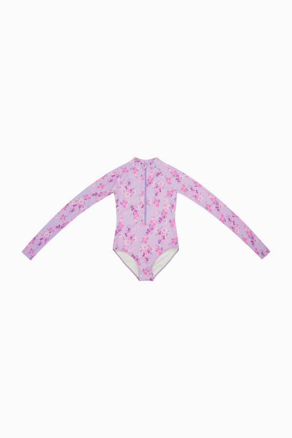 loveshackfancy Girls Breta Heirloom Print Rashguard