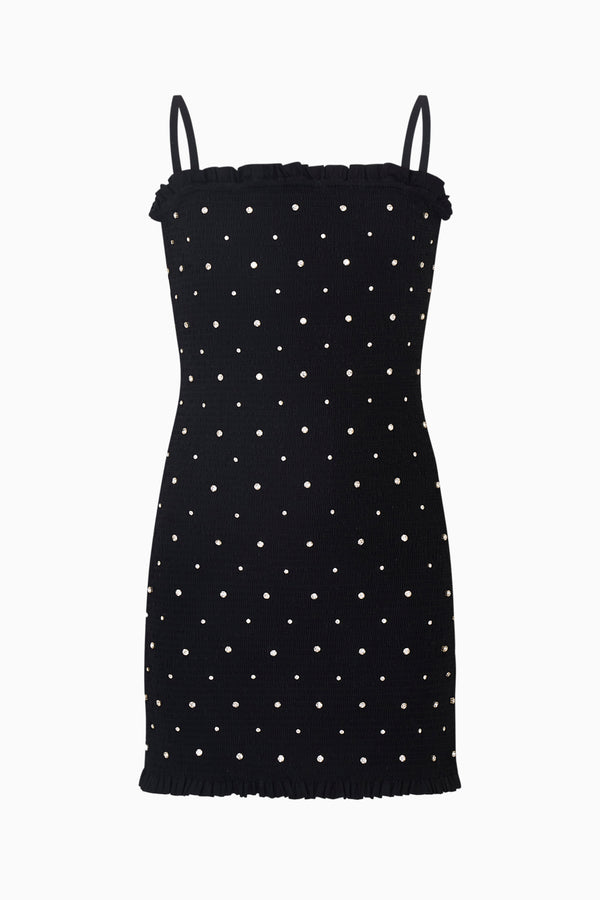 Loveshackfancy Girls Marcado Smocked Rhinestone Dress