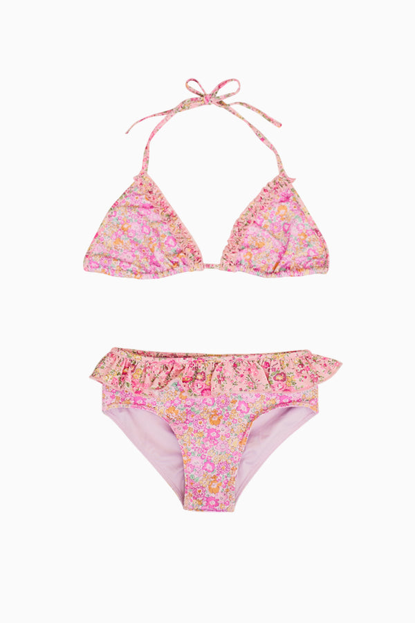 loveshackfancy Girls Mini Harbor Liberty Fabric Ruffle Bikini