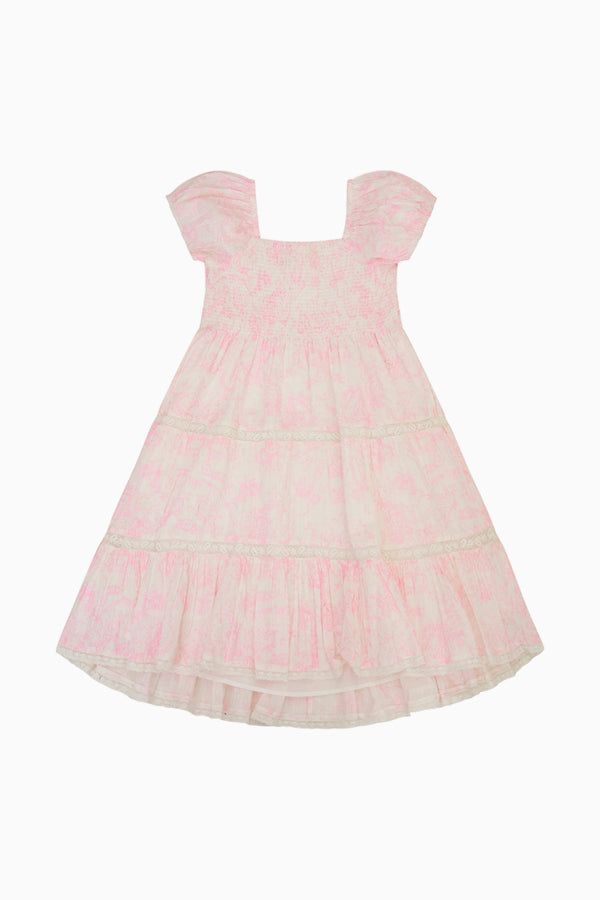 Loveshackfancy Girls Muriella Cotton Toile Print Dress