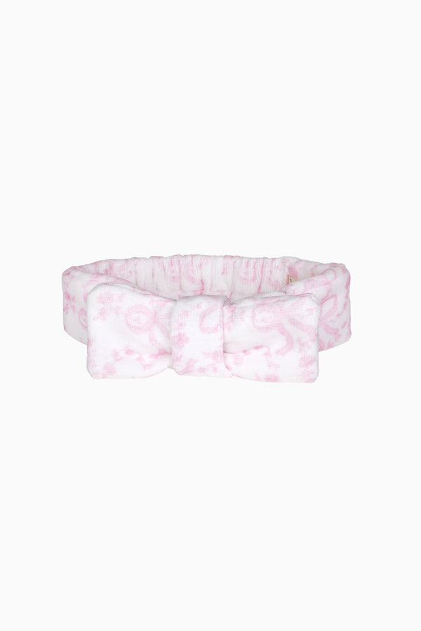 loveshackfancy Holiday Bow Face Wash Beauty Headband