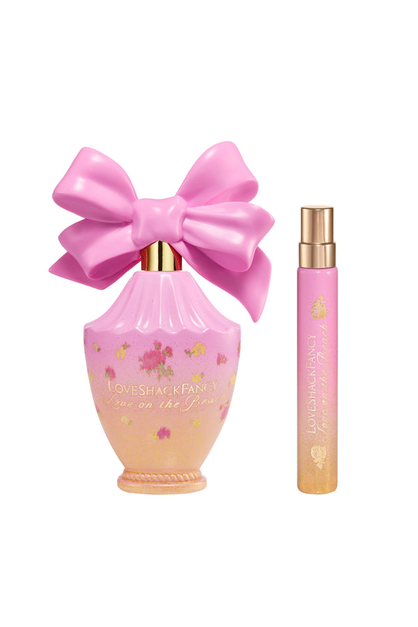 loveshackfancy Love On The Beach Full Size & Travel Spray Perfume Bundle