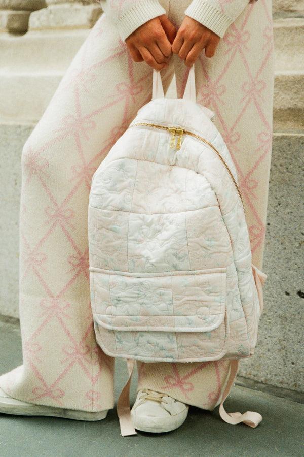 Loveshackfancy Argo Cotton Patchwork Backpack