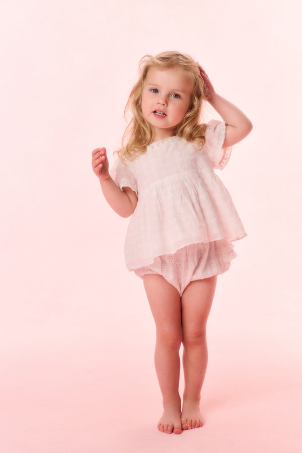 loveshackfancy Baby Nalina Gingham Eyelet Bloomer