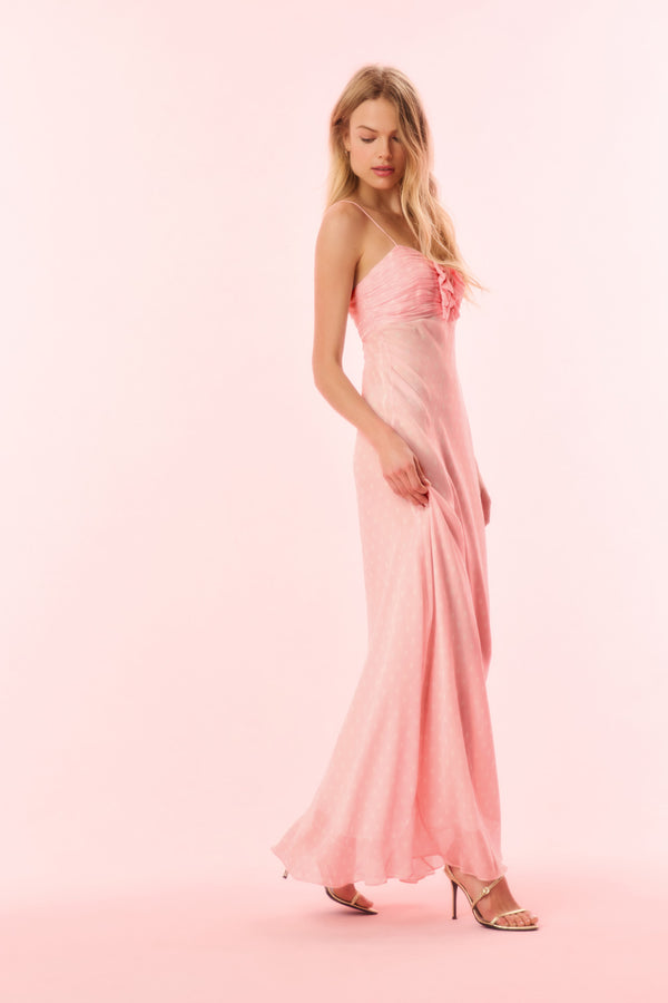 Loveshackfancy Bellby Polkadot Bow Gown