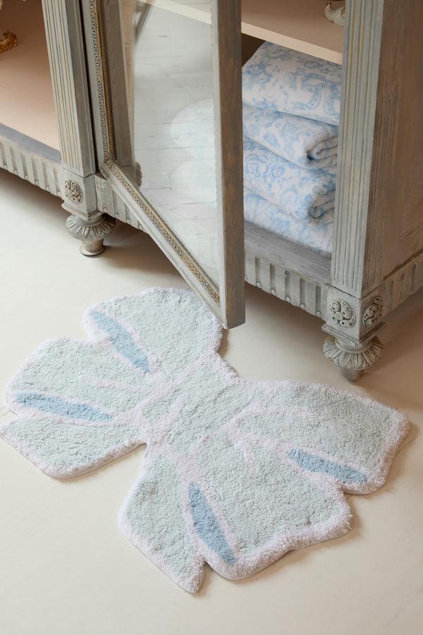 loveshackfancy Bow Bath Rug