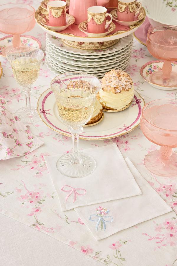 Loveshackfancy Bow Cocktail Napkins Set Of 4