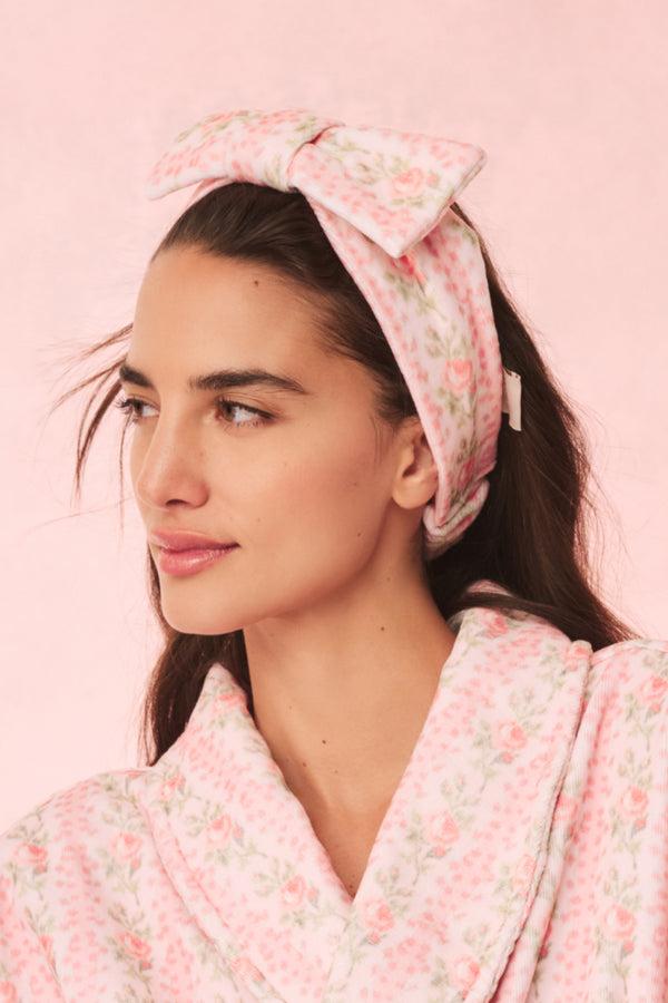 loveshackfancy Bow Face Wash Beauty Headband