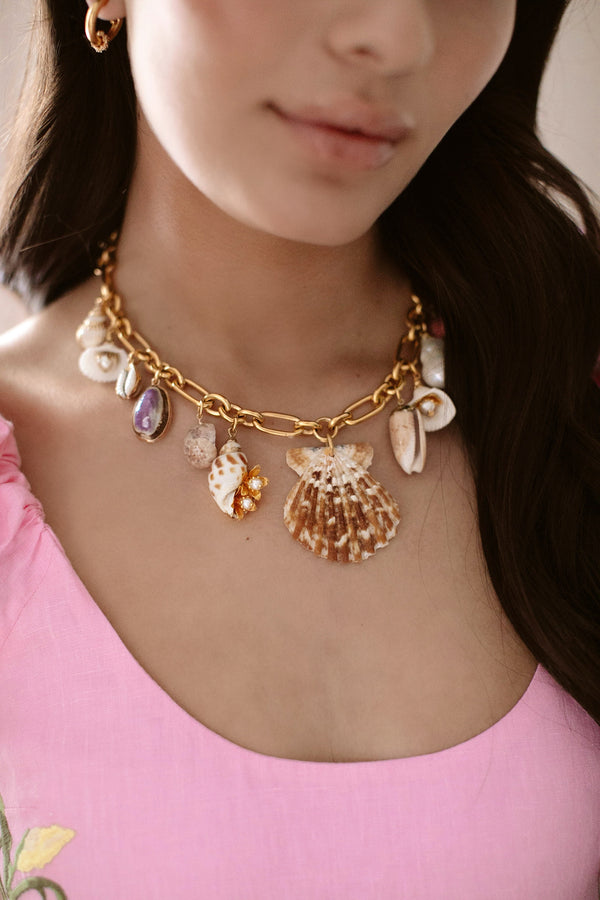 Loveshackfancy Brinker+Eliza Beach Bound Necklace