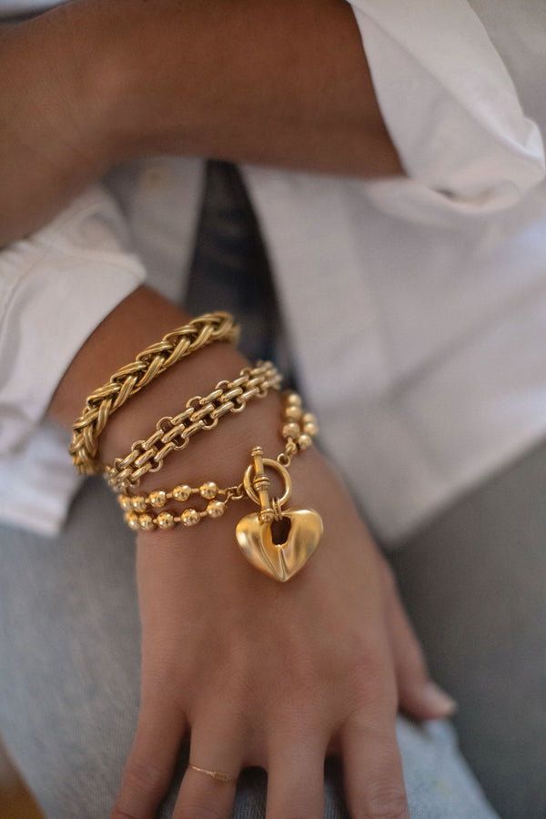 Loveshackfancy Brinker+Eliza End Game Bracelet
