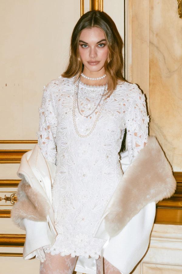 Loveshackfancy Charla Faux Fur Stole