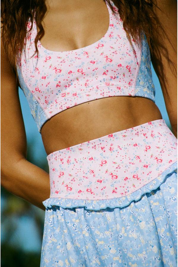 loveshackfancy Dierdra Floral Sports Bra