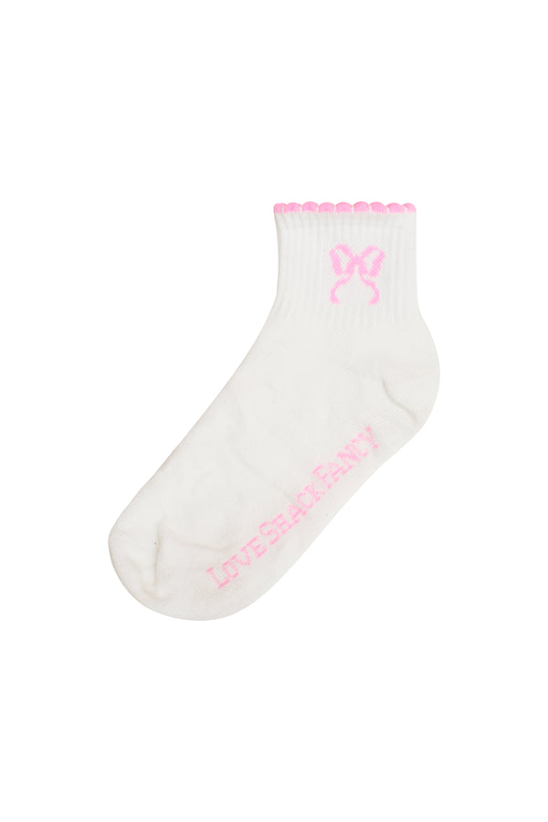 loveshackfancy Doyenne Cotton Bow Ankle Socks