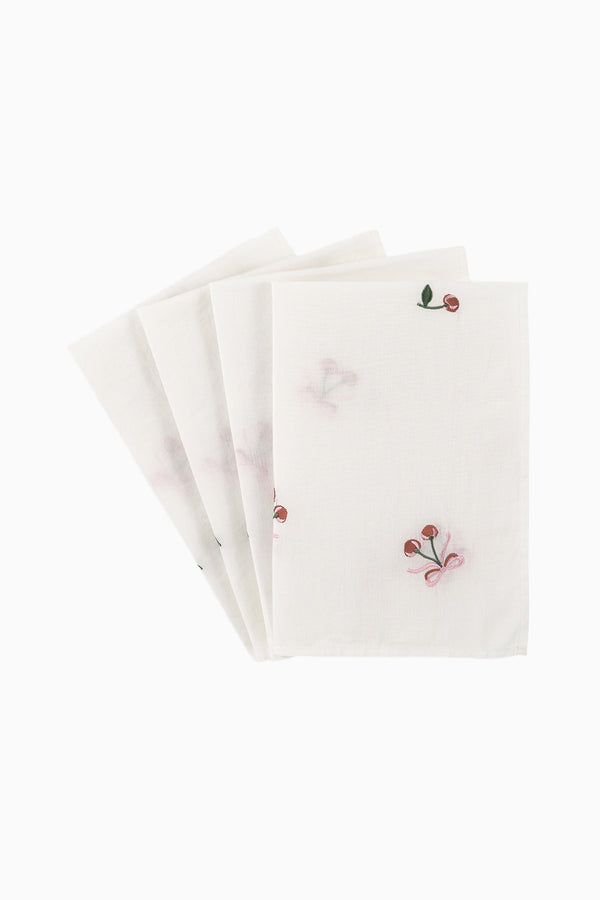 Loveshackfancy Embroidered Napkins - Set Of 4