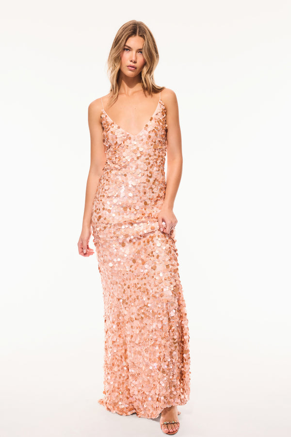 Loveshackfancy Emmalisa Sequin Gown