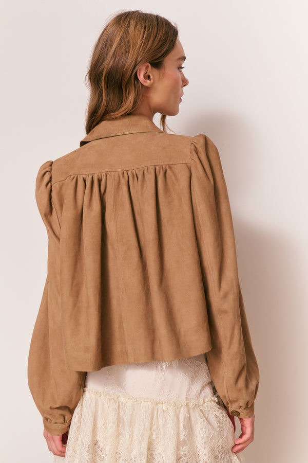 Loveshackfancy Eris Suede Jacket