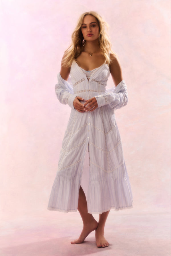 Loveshackfancy Esilda Cotton Midi Dress