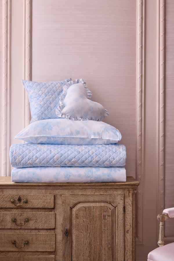 Loveshackfancy Floral Quilted Pillow