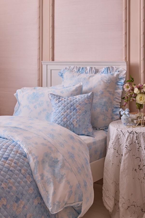 Loveshackfancy Floral Quilted Pillow