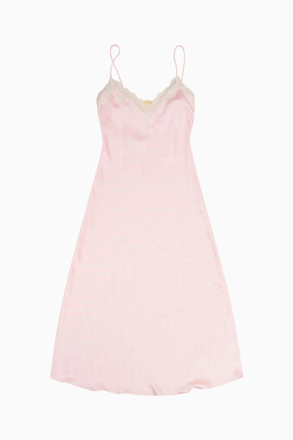 Loveshackfancy Girls Adelise Polkadot Slip Dress