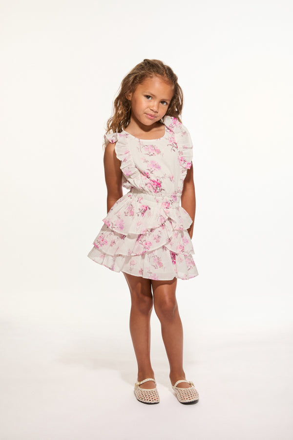 loveshackfancy Girls Decker Upcycled Cotton Dress