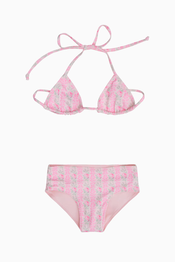 loveshackfancy Girls Finnie Floral Bikini