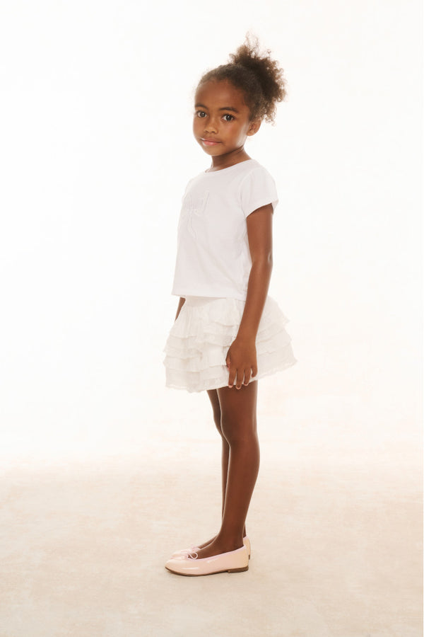 Loveshackfancy Girls Heritage Billie Skirt