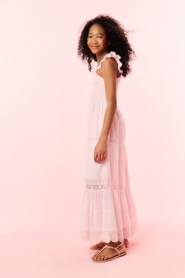 Loveshackfancy Girls Rhiannon Cotton Dress