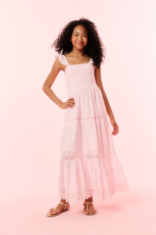 loveshackfancy Girls Rhiannon Cotton Dress
