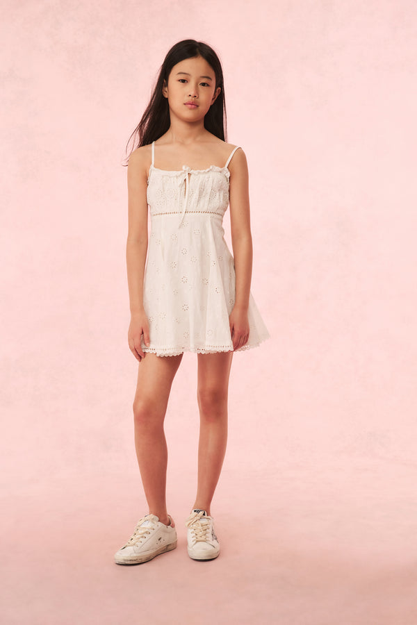 Loveshackfancy Girls Taralynn Eyelet Lace Dress