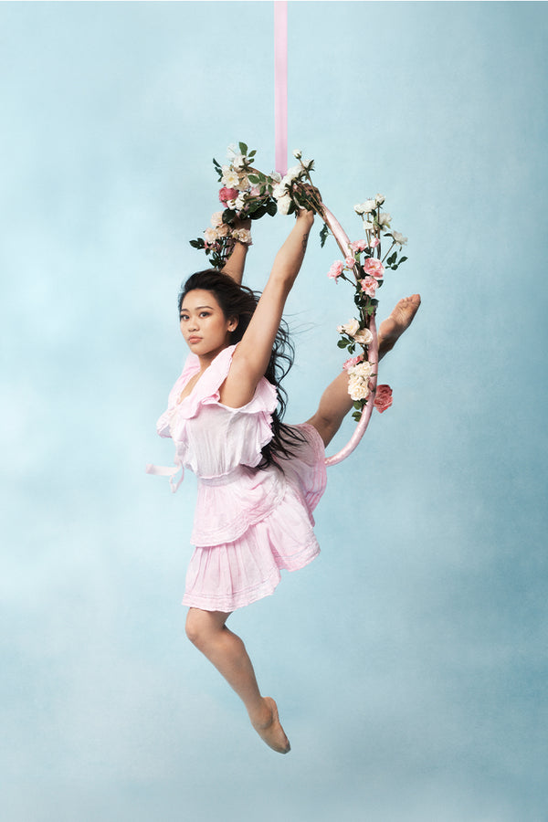 Loveshackfancy Gwen Hand Dyed Upcycled Mini Dress