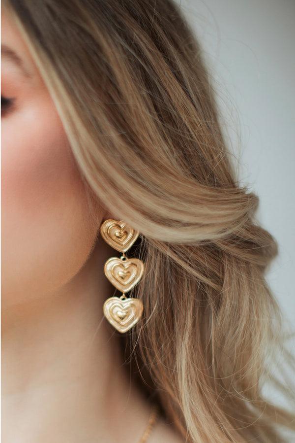 Loveshackfancy Heartbeat Earrings By Evie Jewelry