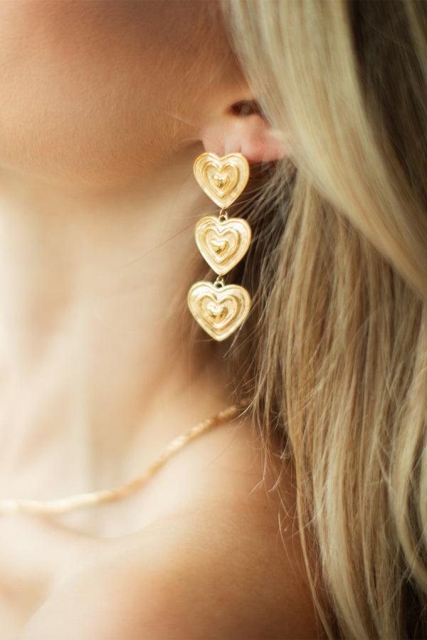 loveshackfancy Heartbeat Earrings by Evie Jewelry