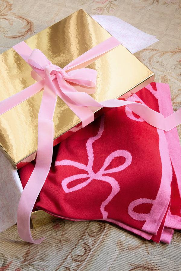 Loveshackfancy Holiday Jacquard Throw Blanket