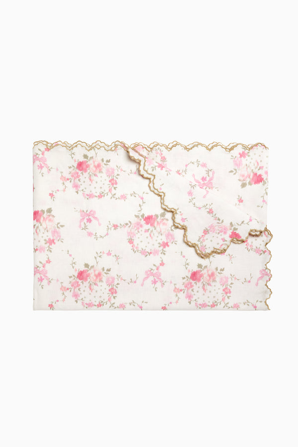 Loveshackfancy Holiday Wreath Table Linen