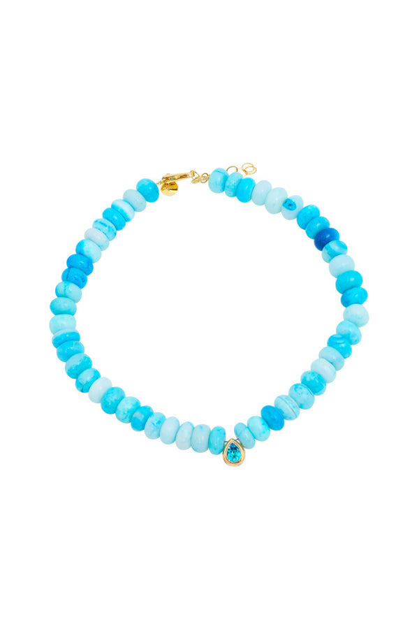 loveshackfancy Hypso Turquoisebibi Necklace