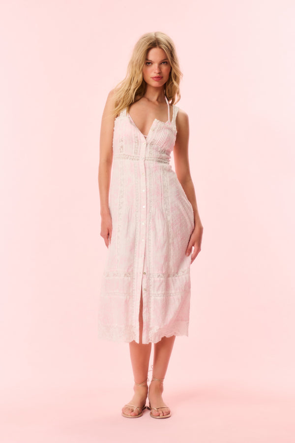 Loveshackfancy Judalon Cotton Midi Dress